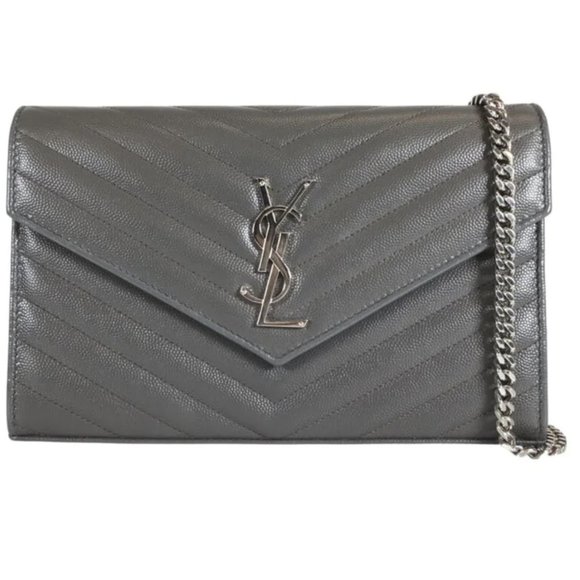 Saint Laurent (YSL) Envelope Wallet on Chain - Picture 1 of 4